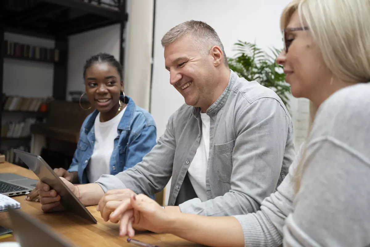 Lifestyle People Office Three People